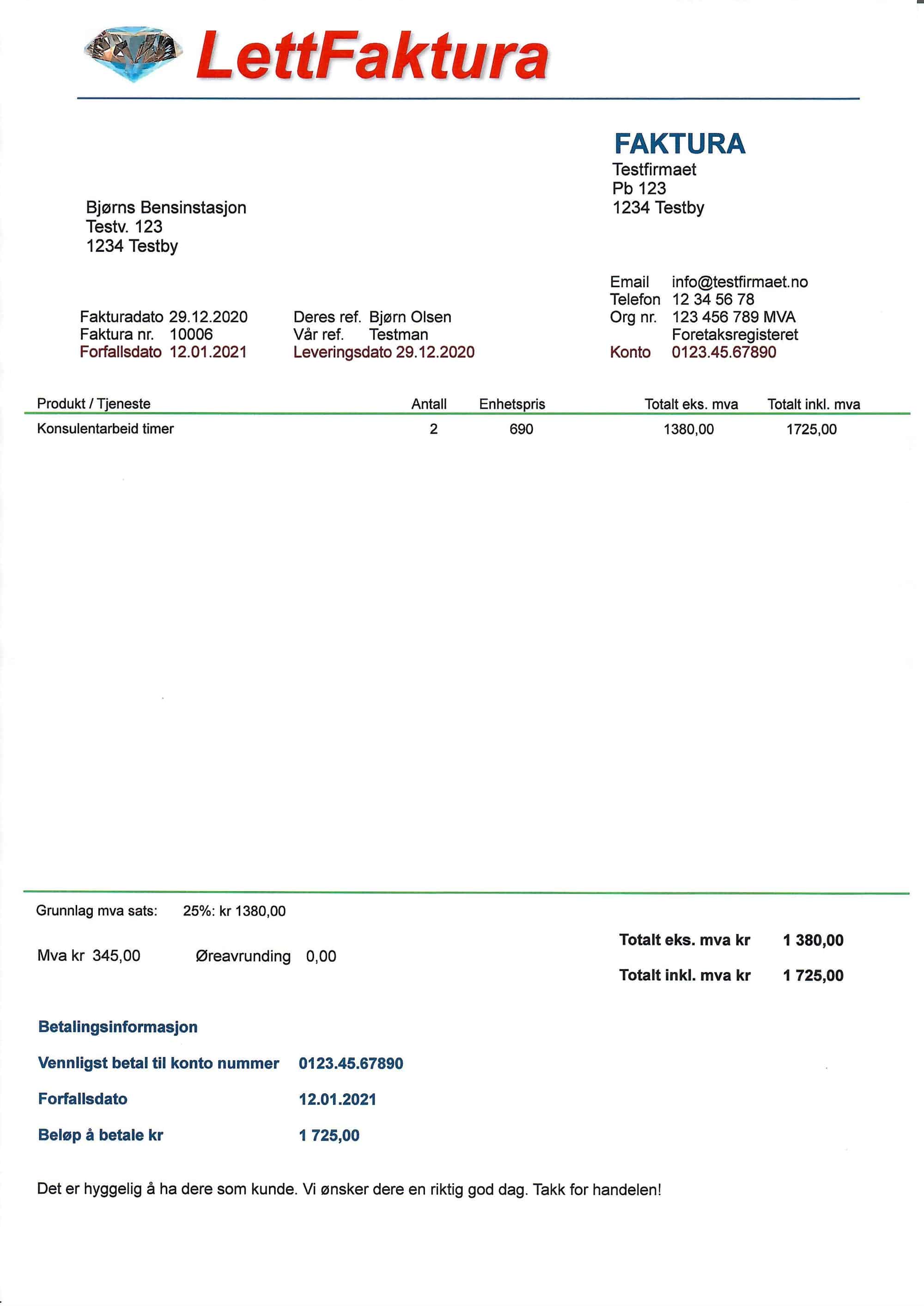 LettFaktura Fakturaprogram